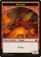 Dragon // Saproling Double-Sided Token (10 // 19) (Planechase Anthology)
