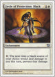 [Foil] Circle of Protection: Black (10) (9th Edition)