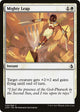 [Foil] Mighty Leap (20) (Amonkhet)