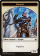 Knight Token (002) (2) (Commander Anthology)