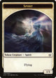 Spirit // Soldier Double-sided Token (2 // 1) (Nicol Bolas)
