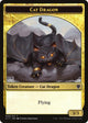 Cat Dragon // Dragon (007) Double-Sided Token (9 // 7) (Commander 2017)