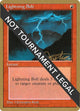 Lightning Bolt - 1996 Mark Justice (4ED) (World Championship Decks)