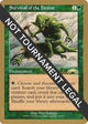 Survival of the Fittest - 1998 Brian Selden (EXO) (World Championship Decks)