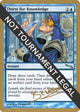 Thirst for Knowledge - 2004 Manuel Bevand (MRD) (World Championship Decks)