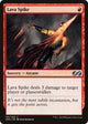 [Foil] Lava Spike (136) (Ultimate Masters)