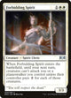 [Foil] Forbidding Spirit (9) (Ravnica Allegiance)