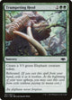 [Foil] Trumpeting Herd (187) (Modern Horizons)