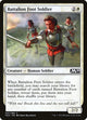 [Foil] Battalion Foot Soldier (7) (Core Set 2020)