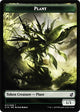 Plant // Morph Double-Sided Token (17 // 27) (Commander 2019)