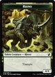 Rhino // Egg Double-sided Token (18 // 16) (Commander 2019)