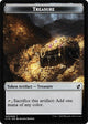 Treasure // Human Double-Sided Token (25 // 3) (Commander 2019)
