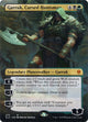 [Foil] Garruk, Cursed Huntsman (Borderless) (270) (Throne of Eldraine)