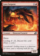[Foil] Lava Serpent (124) (Ikoria: Lair of Behemoths)