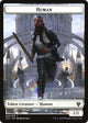 Human // Treasure Double-Sided Token (4 // 19) (Commander 2020)