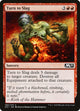 [Foil] Turn to Slag (168) (Core Set 2021)
