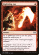 [Foil] Lightning Axe (135) (Double Masters)