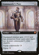 [Foil] Commander's Plate (Extended Art) (692) (Commander Legends)