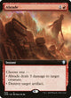 Abrade (Extended Art) (Commander Legends)