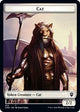 Cat // Soldier Double-Sided Token (15 // 16) (Commander Legends)