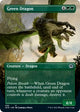 [Foil] Green Dragon (Borderless) (295) (Adventures in the Forgotten Realms)