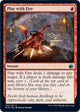 [Foil] Play with Fire (154) (Innistrad: Midnight Hunt)