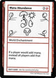 Mana Abundance (No PW Symbol) (Mystery Booster: Convention Edition Exclusives)