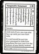 Yawgmoth's Testament (No PW Symbol) (Mystery Booster: Convention Edition Exclusives)