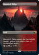 [Foil] Haunted Ridge (Borderless) (282) (Innistrad: Midnight Hunt)