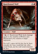 [Foil] Runebound Wolf (176) (Innistrad: Crimson Vow)