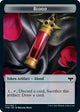 Blood // Bat Double-Sided Token (17 // 4) (Innistrad: Crimson Vow)