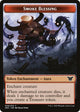 Smoke Blessing // Treasure Double-Sided Token (6 // 17) (Kamigawa: Neon Dynasty)