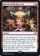 [Foil] March of Reckless Joy (154) (Prerelease Cards)