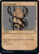 [Foil] Fire Diamond (Showcase) (445) (Commander Legends: Battle for Baldur's Gate)