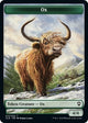 Ox Token (13) (Commander Legends: Battle for Baldur's Gate)