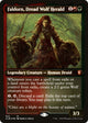 [Foil] Faldorn, Dread Wolf Herald (Display Commander) - Thick Stock (932) (Commander Legends: Battle for Baldur's Gate)