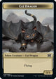 [Foil] Cat Dragon // Eldrazi Scion Double-Sided Token (19 // 1) (Double Masters 2022)