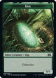 [Foil] Egg // Angel Double-Sided Token (16 // 3) (Double Masters 2022)