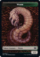 [Foil] Worm // Aven Initiate Double-Sided Token (20 // 4) (Double Masters 2022)