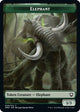 Elephant // Treasure Double-Sided Token (9 // 24) (Dominaria United)