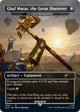 [Foil] Ghal Maraz, the Great Shatterer - Loxodon Warhammer (Borderless) (1034) (Secret Lair Drop Series)