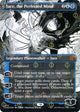 [Foil] Jace, the Perfected Mind (Borderless) (Step-and-Compleat Foil) (428) (Phyrexia: All Will Be One)