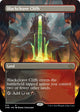[Foil] Blackcleave Cliffs (Borderless) (370) (Phyrexia: All Will Be One)