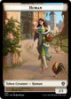 Human // Spirit Double-Sided Token (5 // 9) (Phyrexia: All Will Be One)