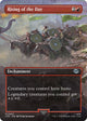 [Foil] Rising of the Day (Borderless) (427) (Universes Beyond: The Lord of the Rings: Tales of Middle-earth)