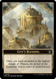 [Foil] City's Blessing // Dragon Egg Double-Sided Token (49 // 22) (Commander Masters)
