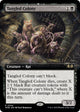 [Foil] Tangled Colony (Extended Art) (344) (Wilds of Eldraine)