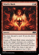 [Foil] Witch's Mark (158) (Wilds of Eldraine)