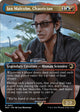 [Foil] Ian Malcolm, Chaotician (Borderless) (13) (Universes Beyond: Jurassic World Collection)