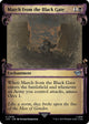 [Foil] March from the Black Gate (Showcase Scrolls) (545) (Universes Beyond: The Lord of the Rings: Tales of Middle-earth)